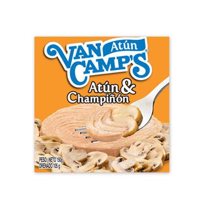 Atún VAN CAMPS con champiñones 150g