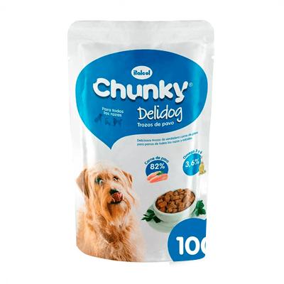 CHUNKY delidog trozos de pavo 100g