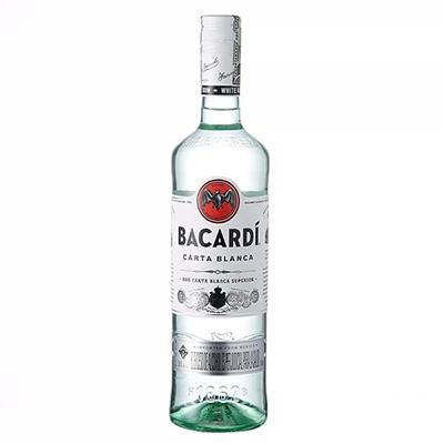 Ron carta blanca BACARDÍ 750ml