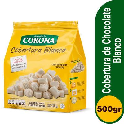 Cobertura chocolate blanco CORONA 500g