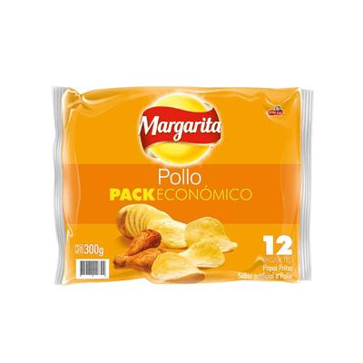 Papas pollo MARGARITA 300g 12uni