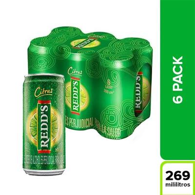 Cerveza REDD'S lata sixpack 1614ml