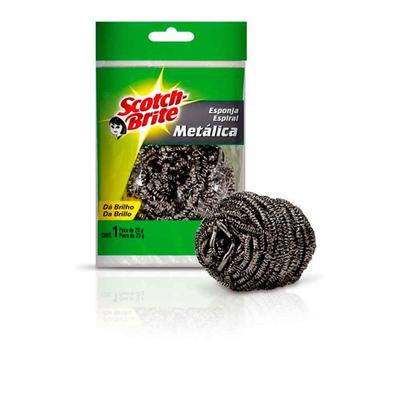 Esponja SCOTCH BRITE metálica 1un