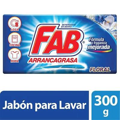 Jabón FAB ultra flahs barra limón 300g