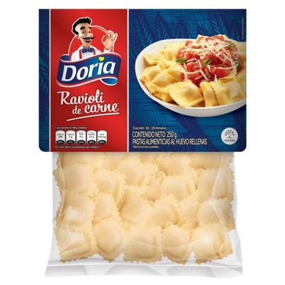 Pasta DORIA ravioli de carne 250g