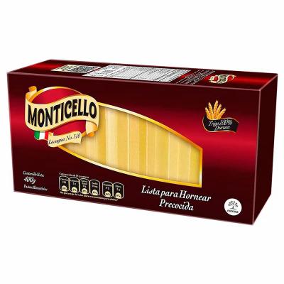 Pasta MONTICELLO para lasagna 400g