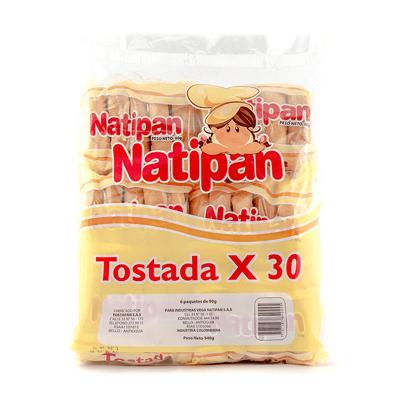 Tostadas NATIPAN 540g 30un