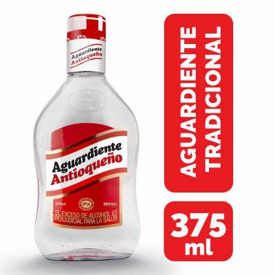 Aguardiente ANTIOQUEÑO rojo 375ml