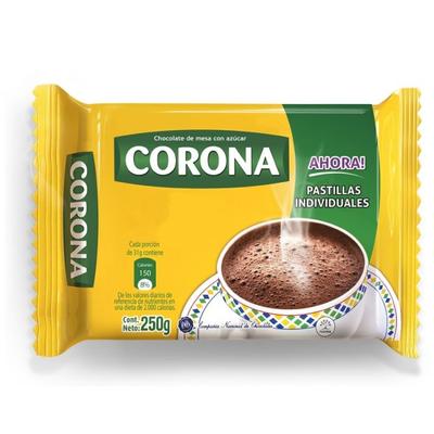 Chocolate CORONA pasta tradicional 250g