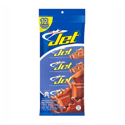 Chocolatinas JET leche 132g 12uni