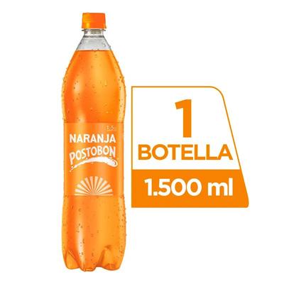 Gaseosa naranja POSTOBON 1500ml