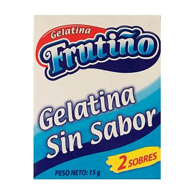 Gelatina sin sabor FRUTIÑO 15g 2sobres