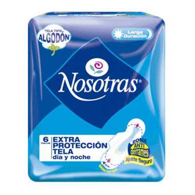 Toallas NOSOTRAS extra protección 6un