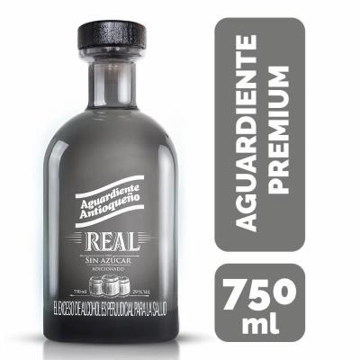 Aguardiente ANTIOQUEÑO 1493 Real sin azúcar 750ml