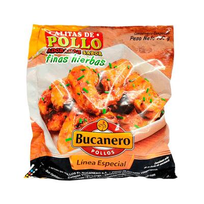 Alitas de pollo finas hierbas BUCANERO 900g