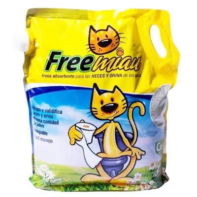 Arena gatos FREE MIAU 4.5 kg