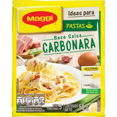 Base MAGGI salsa carbonara 50g