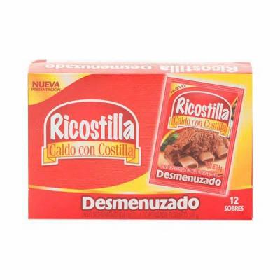 Caldo con costilla desmenuzado RICOSTILLA 12 sobres 108g