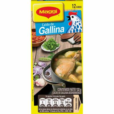 Caldo de gallina MAGGI 12 cubos 132g