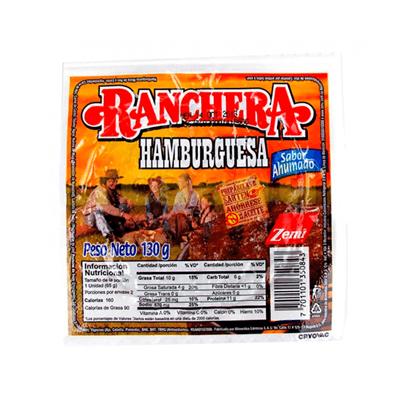 Carne RANCHERA de hamburguesa 130g 2un