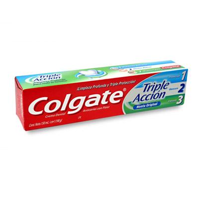 Crema dental COLGATE triple acción 150ml