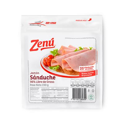 Jamón sánduche ZENÚ 230g