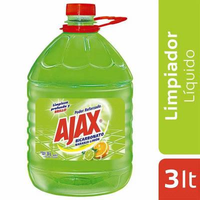 Limpiapisos AJAX bicarbonato 3000ml