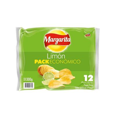 Papas limón MARGARITA 300g 12uni