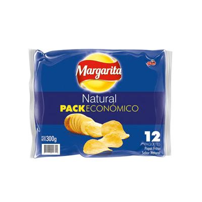 Papas naturales MARGARITA 300g 12uni