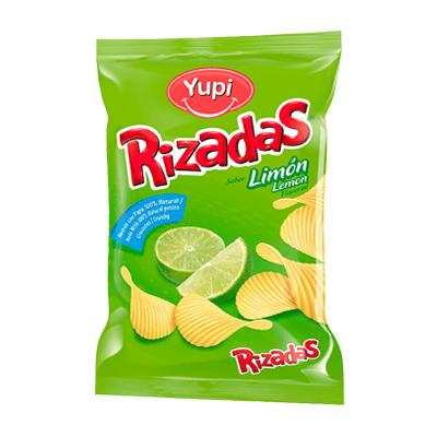 Papas rizadas YUPI limón 105g