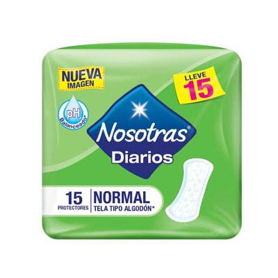 Protectores NOSOTRAS diarios 15un