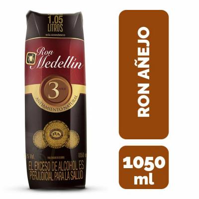 Ron MEDELLIN 3 años tetra 1050ml