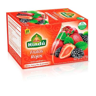 Té HINDÚ frutos rojos 20g 20 sobres