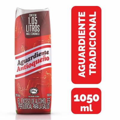 Aguardiente ANTIOQUEÑO rojo 1050ml