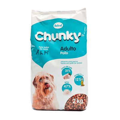 Alimento CHUNKY adulto pollo 2000gr