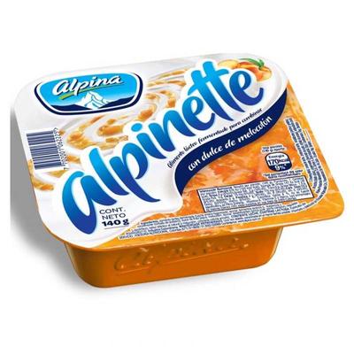 Alpinette ALPINA melocotón 140g