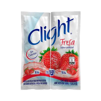 Bebida en polvo CLIGHT fresa 14g