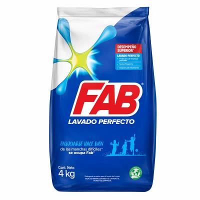 Detergente polvo FAB ultra flash 4000g