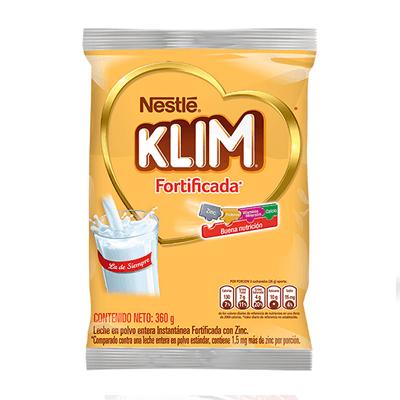 Leche KLIM en polvo fortificada NESTLÉ 360gr