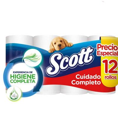 Papel higiénico SCOTT maxi rollo triple hoja 12 rollos uni 333.6 mt