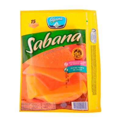 Queso ALPINA sabana 15un 240g