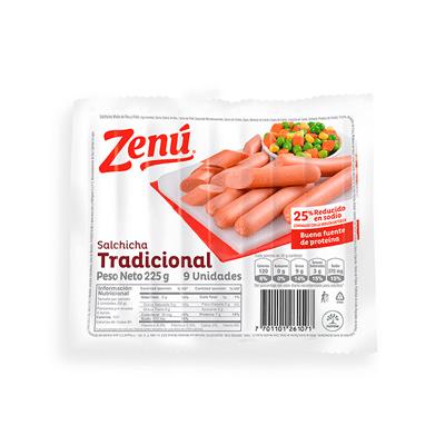 Salchicha tradicional ZENÚ 225g