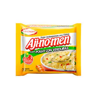 Sopa AJINOMEN pollo con verduras 80g